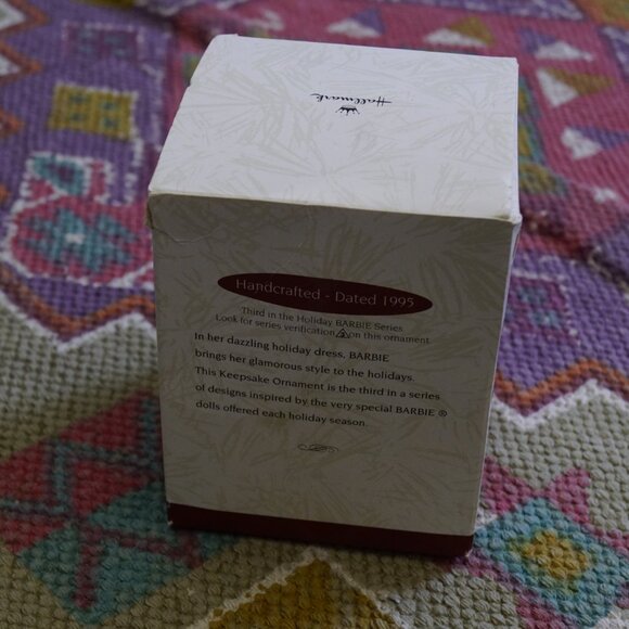 Vintage 1995 NEW IN BOX "Holiday Barbie" Hallmark Keepsake Ornament - Picture 3 of 9